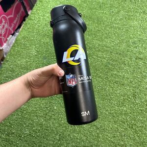 Simple Modern Los Angeles Rams 30oz Mesa Sport Water Bottle Black NFL